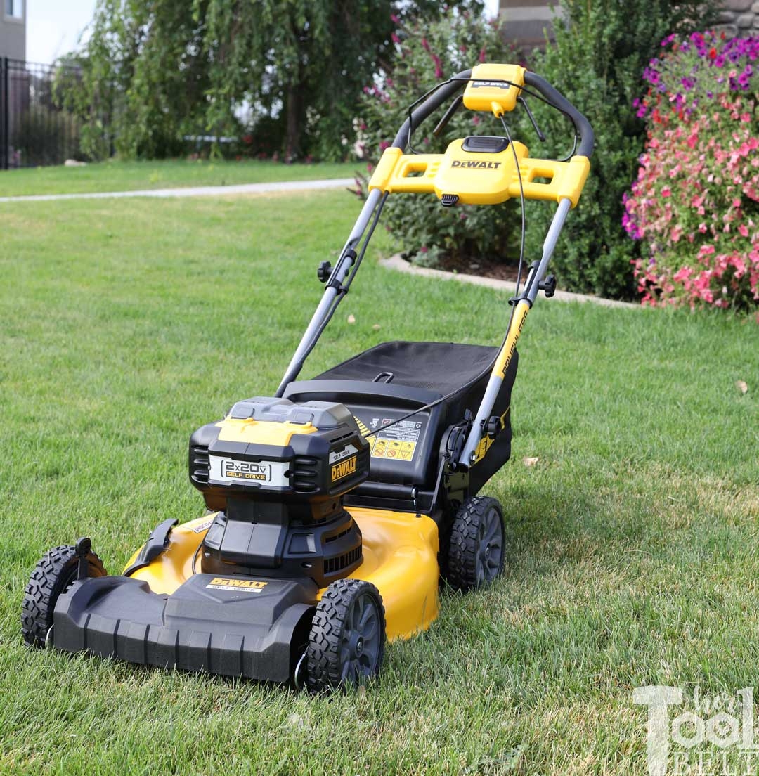 DEWALT 20V Lawn Mower Review Her Tool Belt