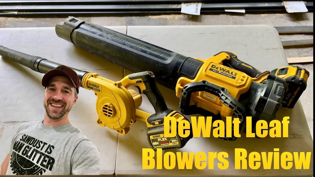 DeWalt 20v Leaf Blowers Review YouTube