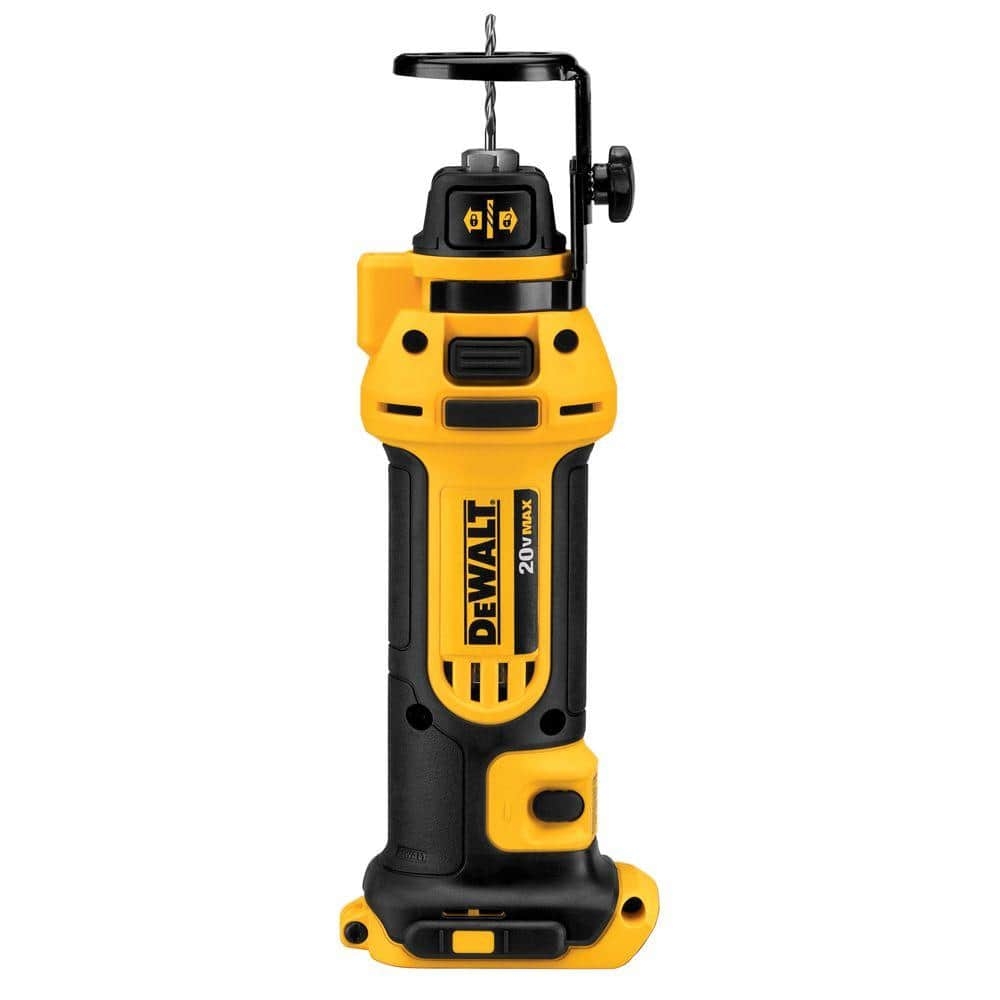 DEWALT 20V MAX 1 4 In And 1 8 In Cordless Drywall Cut Out Tool Tool Only DCS551B The Home Depot