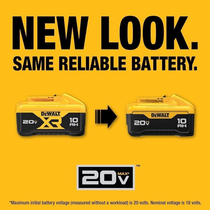 DEWALT 20V MAX 10 Ah Lithium Ion Battery DCB210 Amazon