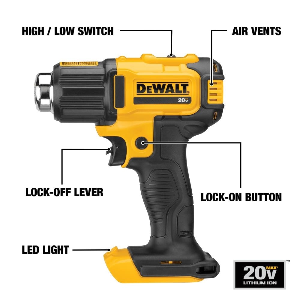 DEWALT 20V MAX 1100 BTU Heat Gun
