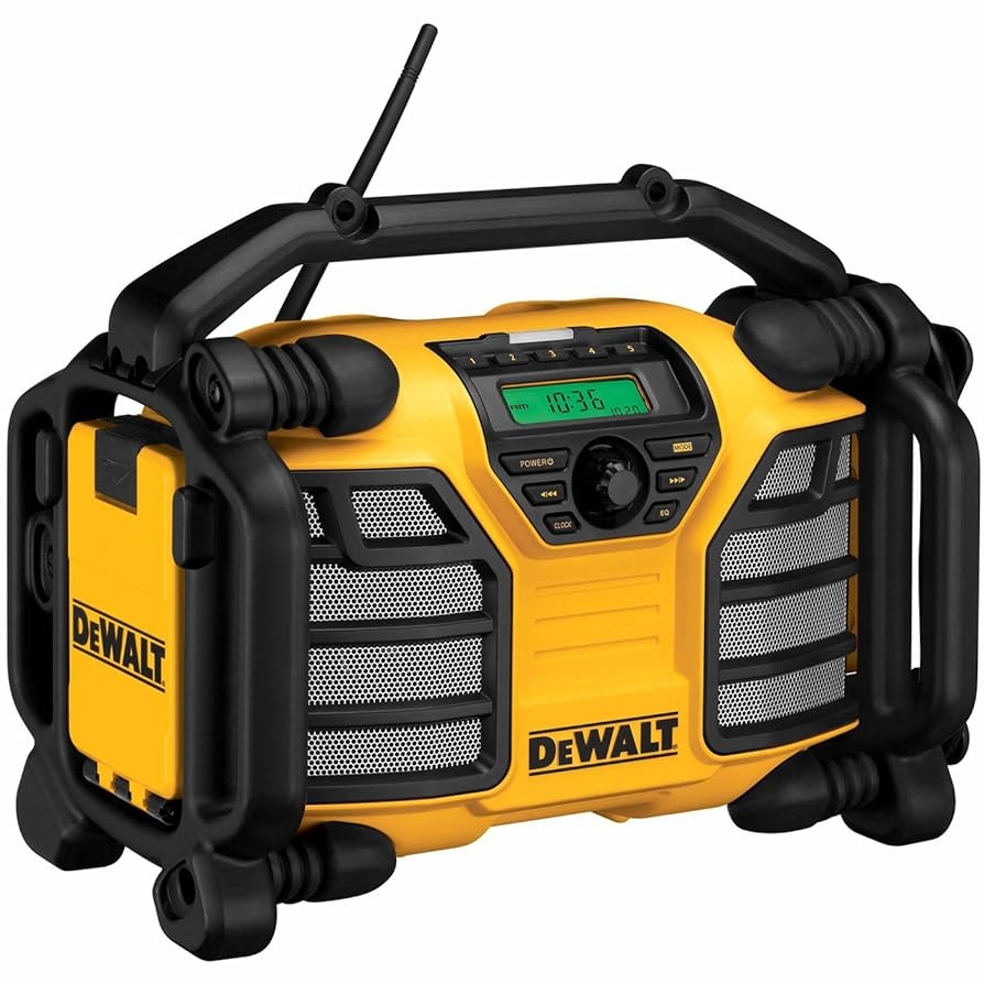 DEWALT 20V MAX 12V Jobsite Radio And Battery Charger Radio Only DCR015 Power Tools Amazon