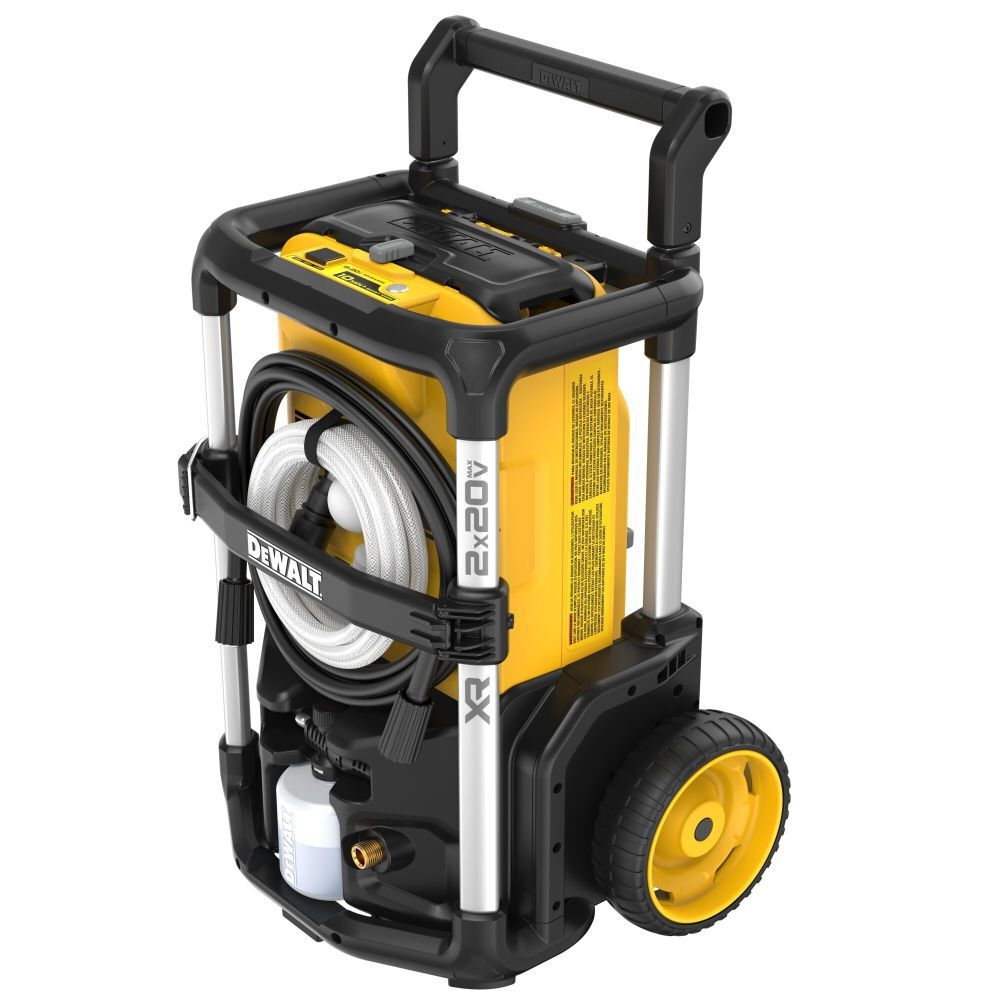 DEWALT 20V MAX 1600 PSI 1 2 GPM Battery Powered Cold Water Pressure Washer With 4 Spray Nozzles 12 0 Ah Kit DCPW1600Y2 Acme Tools