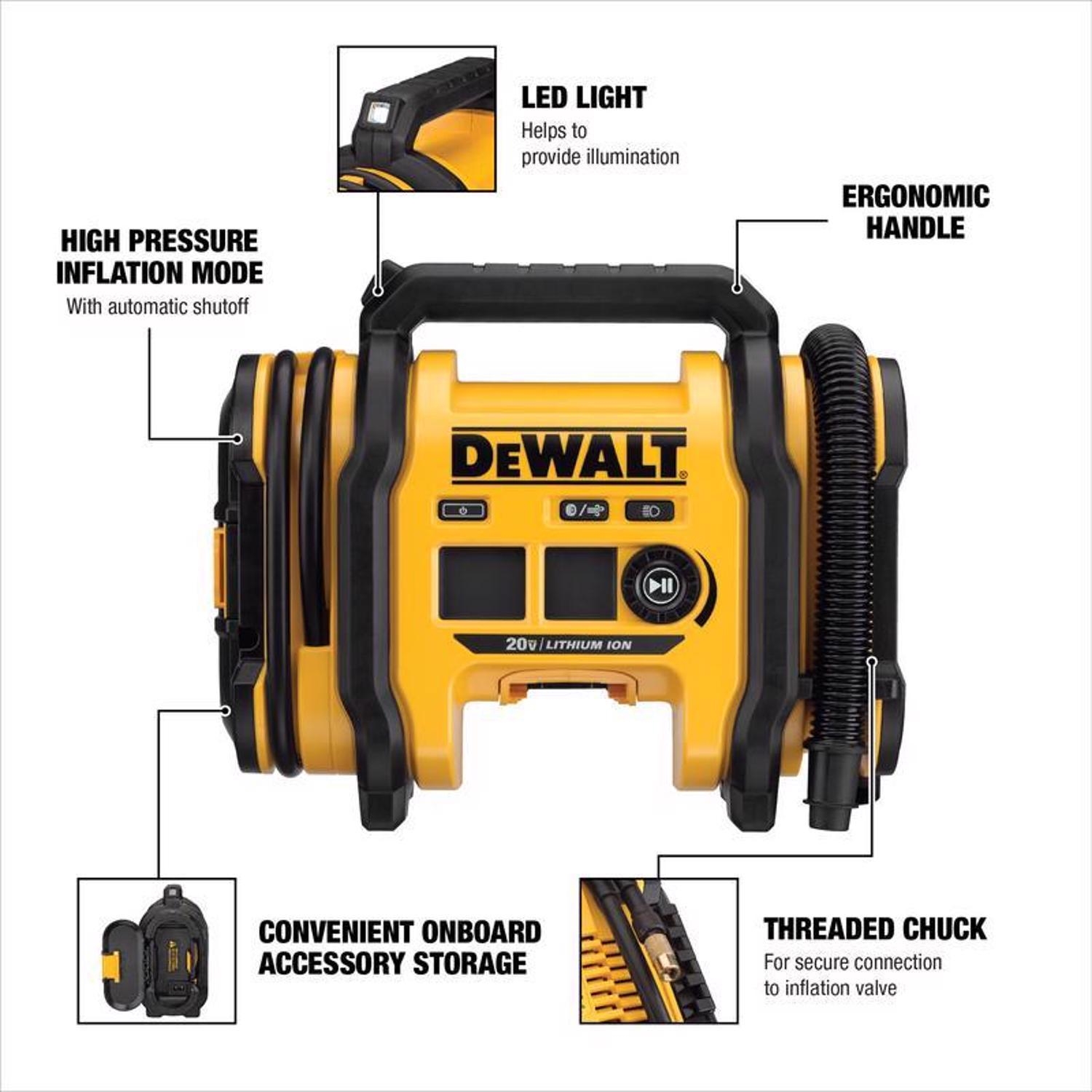 DeWalt 20V MAX 20 V 160 Psi Inflator Stine Home Yard The Family You Can Build Around 