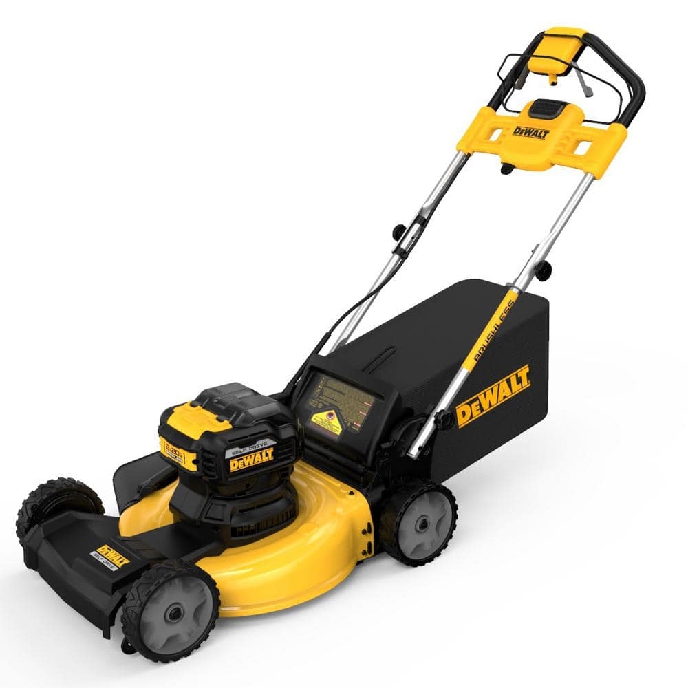 DEWALT 20V MAX 21 5 In Battery Powered Walk Behind Self Propelled Lawn Mower With 2 10Ah Batteries Charger DCMWSP244U2 The Home Depot