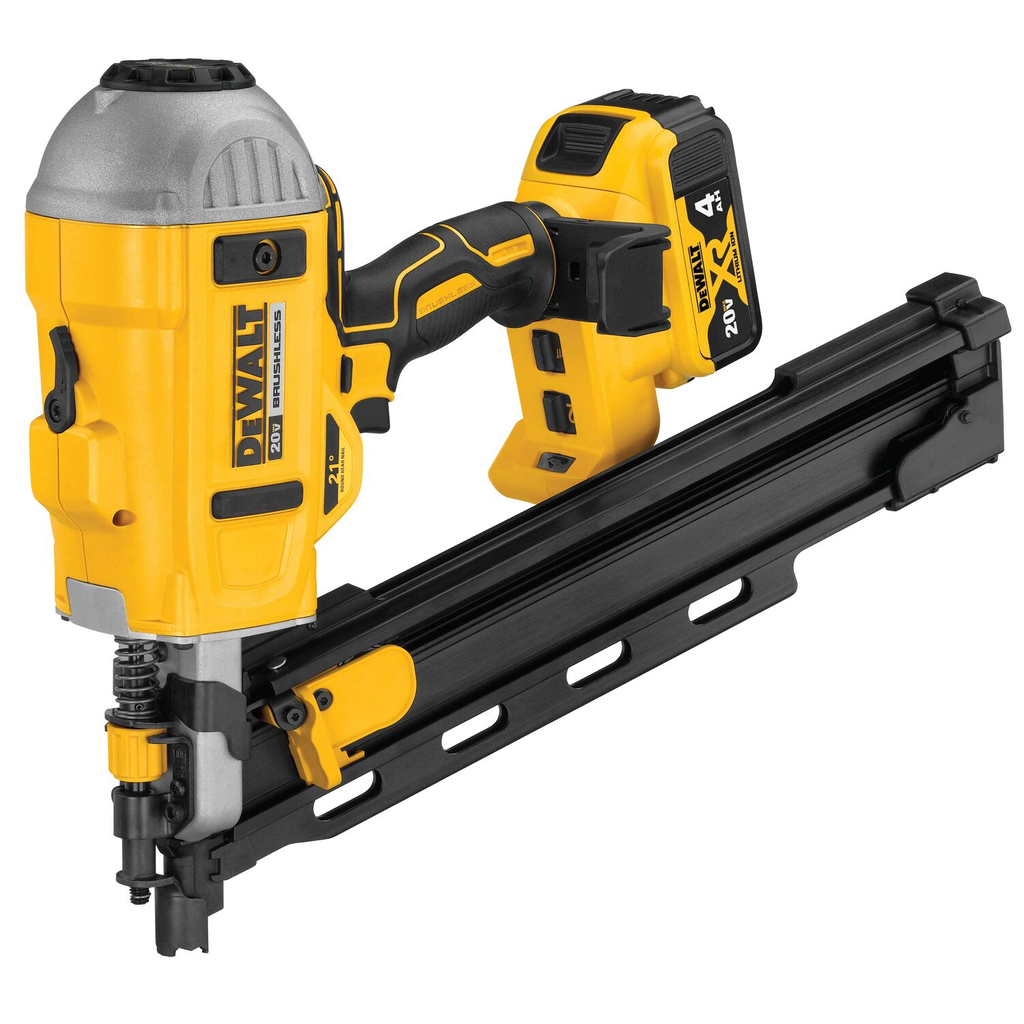 DEWALT 20V MAX 21 Degree Plastic Collated Cordless Framing Nailer 