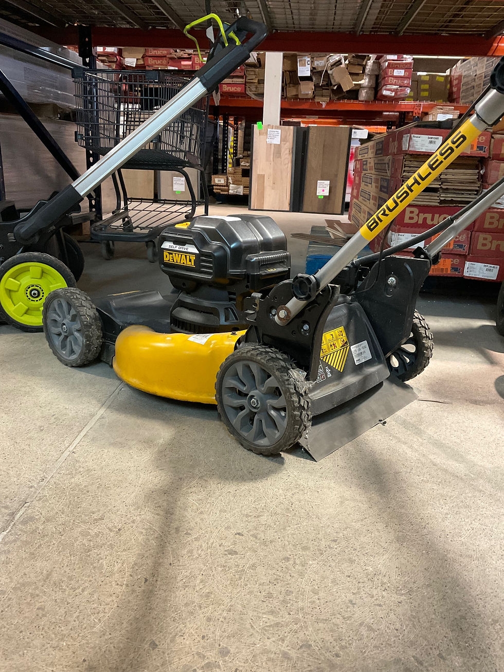 DEWALT 20V MAX 21 In Battery Powered Self Propelled Lawn Mower tool Only Columbus Liquidation
