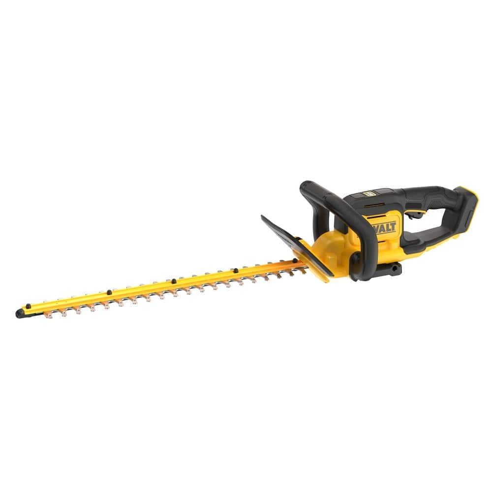 DEWALT 20V MAX 22 In Cordless Battery Powered Hedge Trimmer Tool Only DCHT821B The Home Depot
