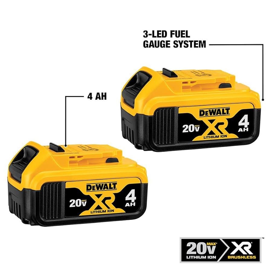 20v max lithium ion dewalt battery