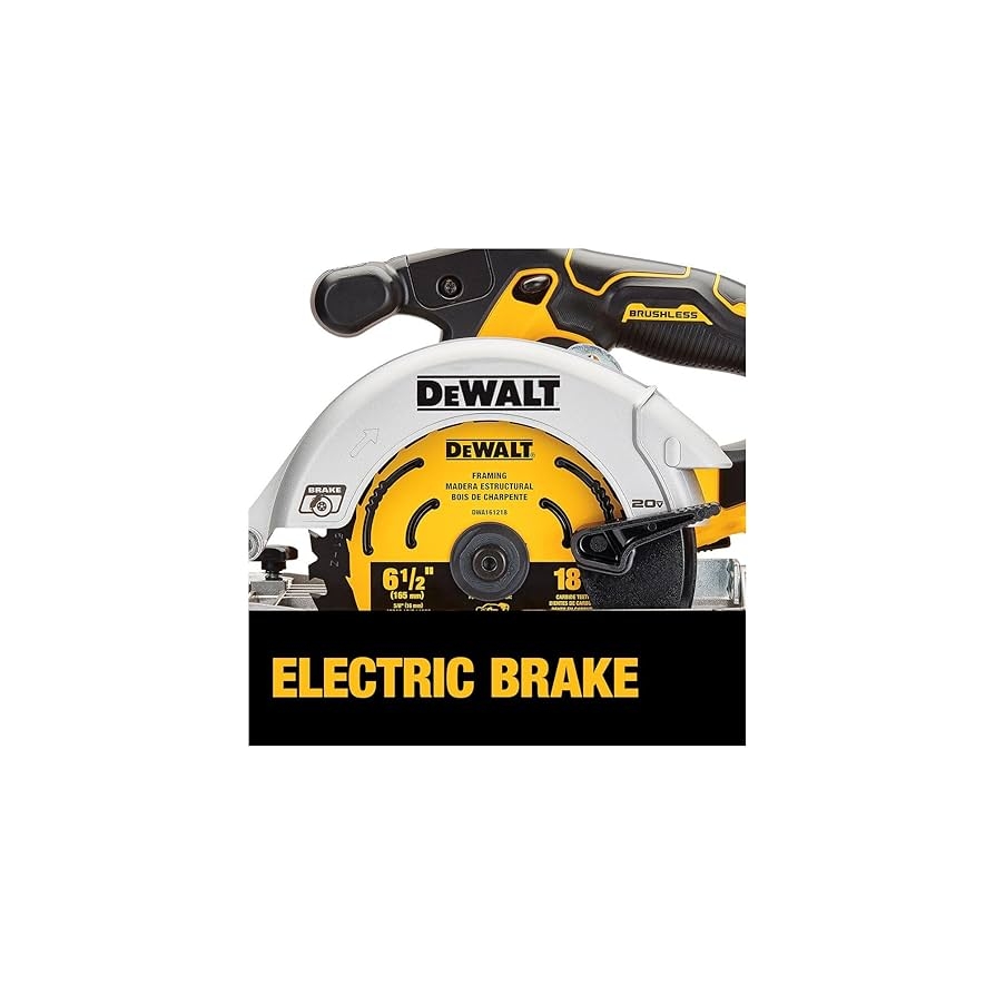 DEWALT 20V MAX 6 1 2 In Brushless Cordless Circular Saw Tool Only DCS565B Amazon