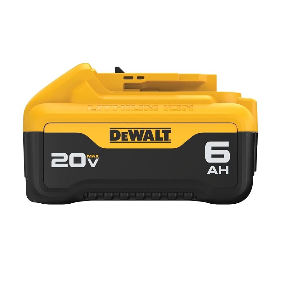 DEWALT 20V MAX 6 Ah Lithium Ion Battery DCB206 Amazon