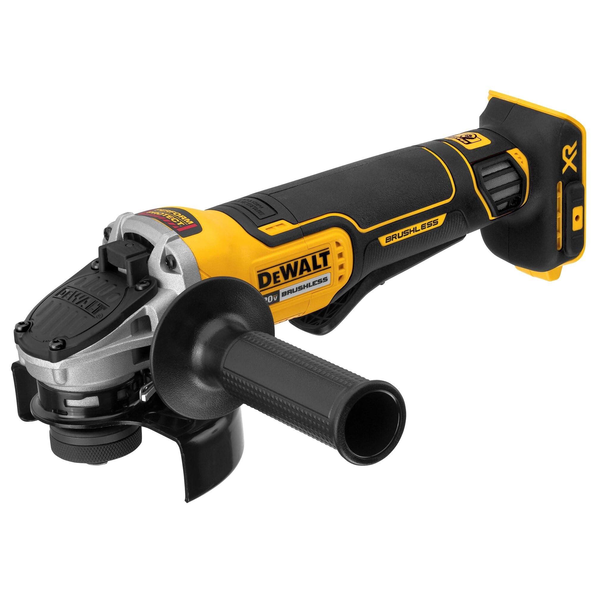 DEWALT 20V MAX Angle Grinder Tool Cordless Brushless 4 1 2 Inch With Paddle Switch And Kickback Brake Tool Only DCG413B Amazon
