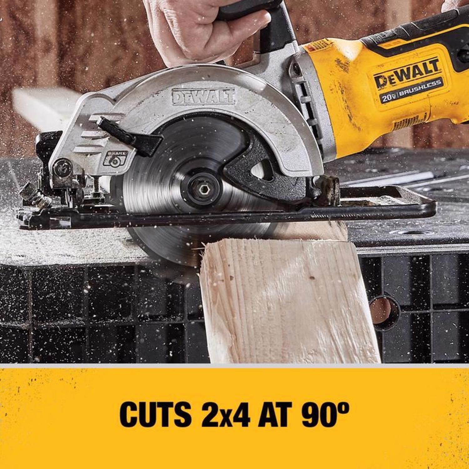 DeWalt 20V MAX ATOMIC 4 1 2 In Cordless Brushless Compact Circular Saw Tool Only Stine Home Yard The Family You Can Build Around 