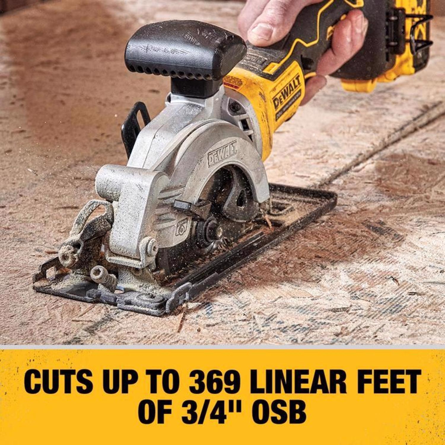 DeWalt 20V MAX ATOMIC 4 1 2 In Cordless Brushless Compact Circular Saw Tool Only