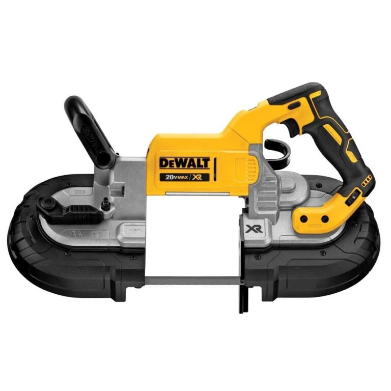 DEWALT 20V MAX Band Saw 5 Cutting Capacity Integrated Hang Hooks Portable For Deep Cuts Bare Tool Only DCS374B Amazon