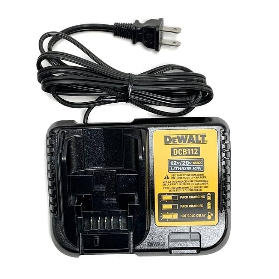 DEWALT 20V MAX Battery Charger DCB112 Amazon