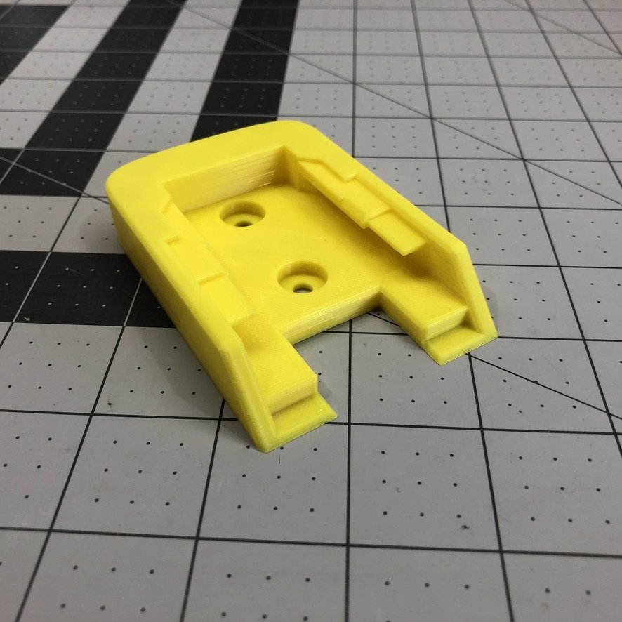 Dewalt 20v MAX Battery Holder No Lock 3d Printed Cosmic Frogs Vinyl