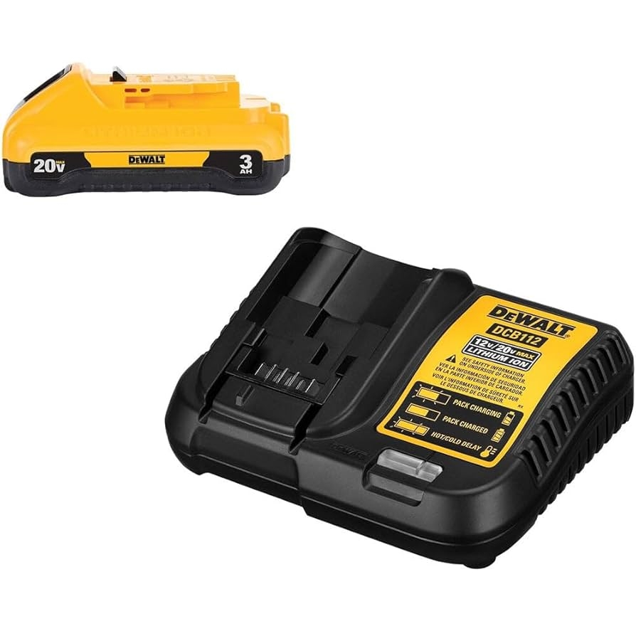 DEWALT 20V MAX Battery Pack With Charger 3 Ah Extra Long Run Time DCB230C Amazon