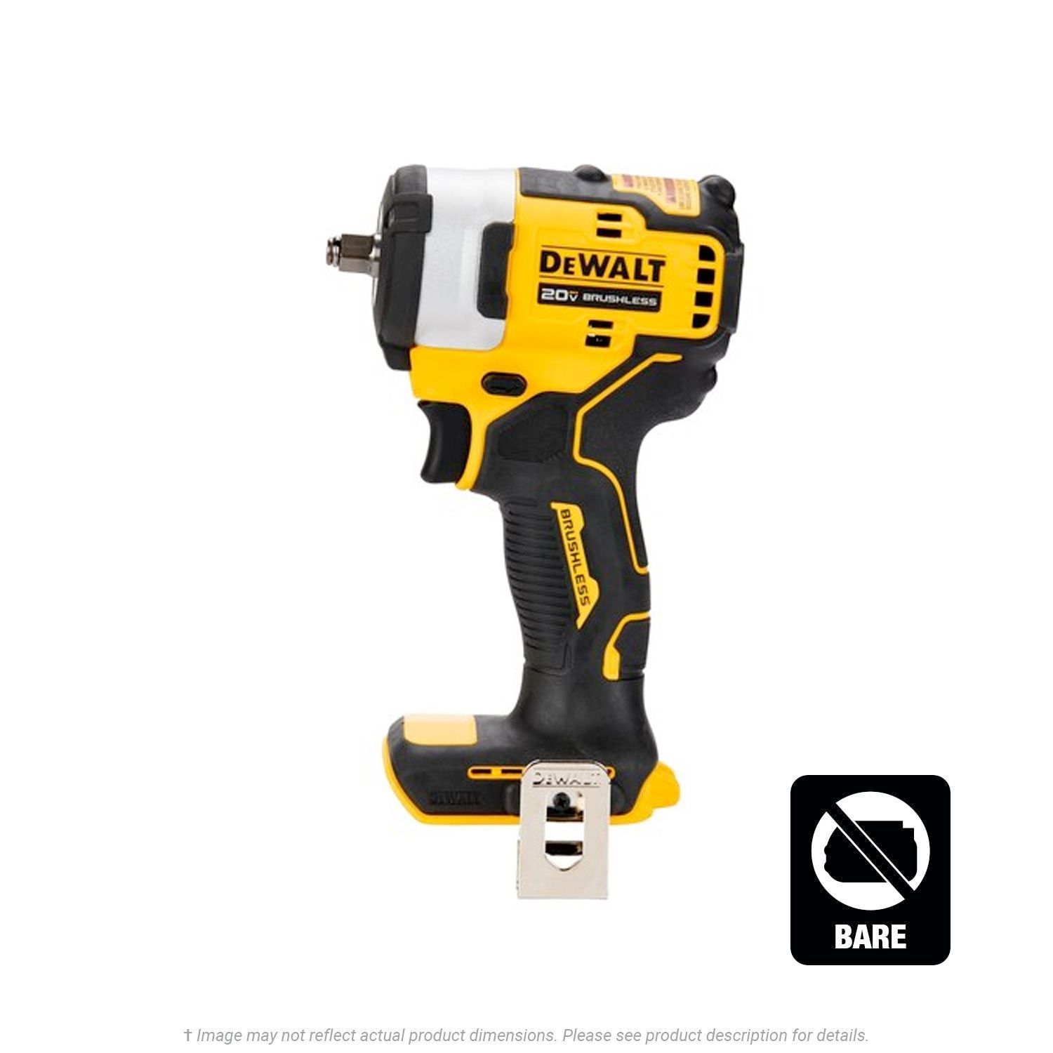 DeWalt 20V MAX Brushless 3 8 Impact Wrench With Hog Ring Bare Tool K L Jack