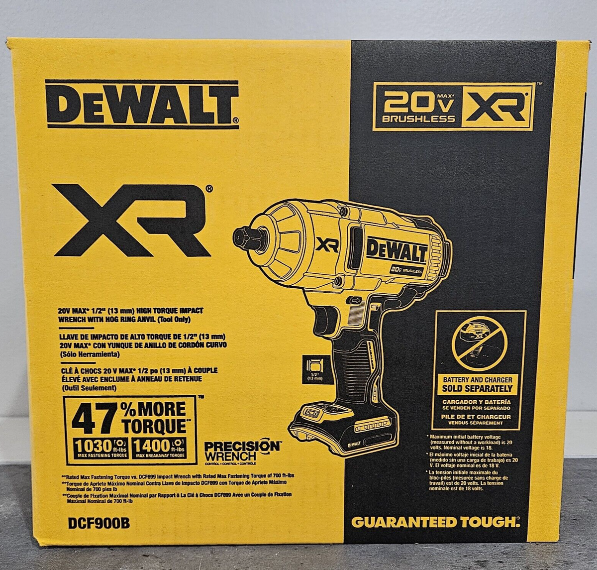 dewalt high torque impact wrench