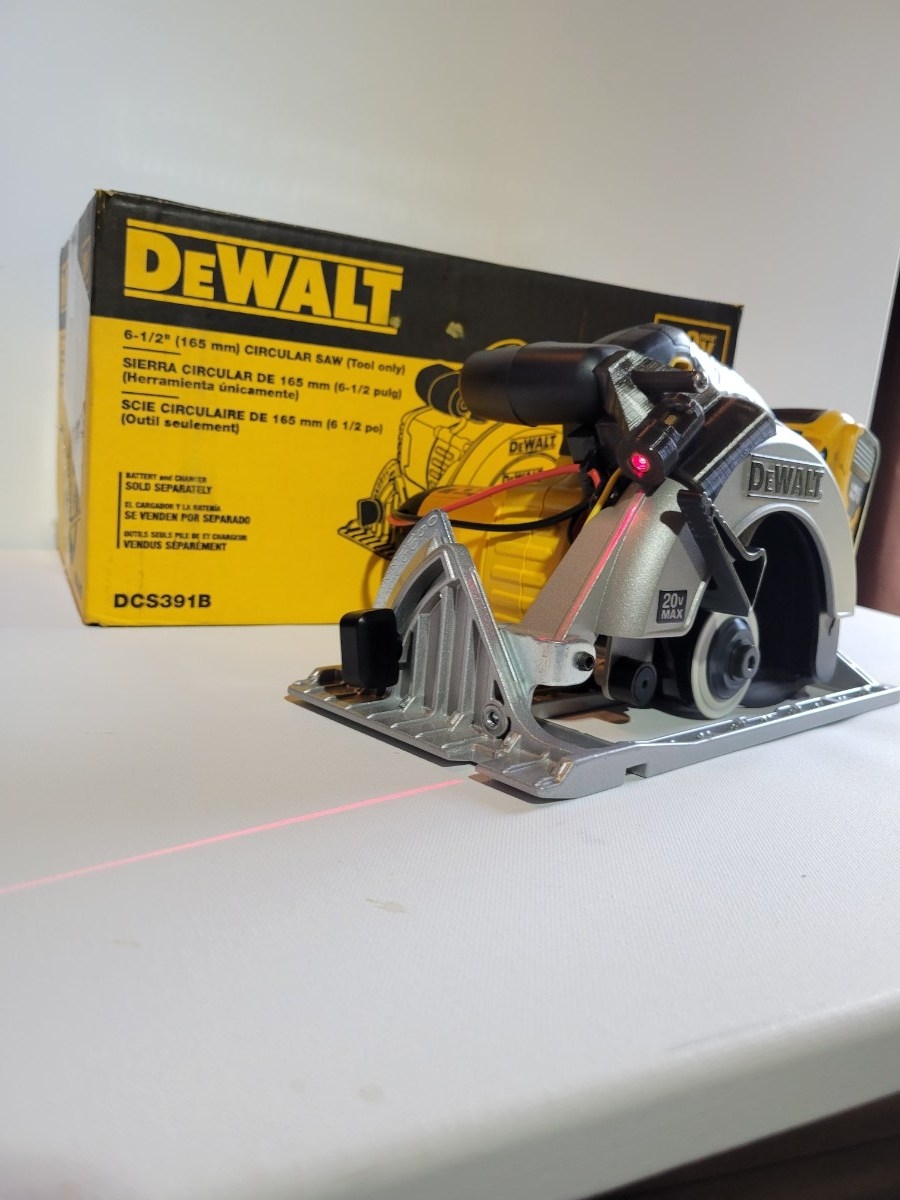 Dewalt 20v MAX Circular Saw LASER Line Guide Attachment Dewalt Power Tool Forum Tools In Action