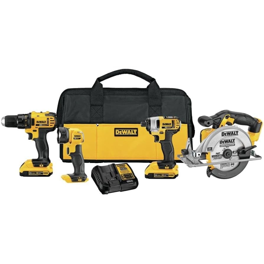DEWALT 20V MAX Combo Kit Compact 4 Tool DCK421D2 Amazon