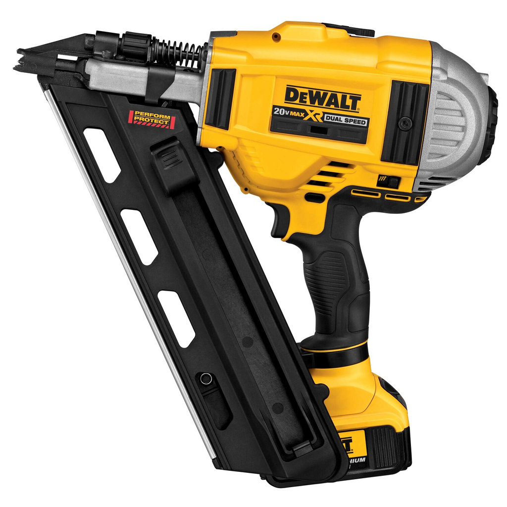 DEWALT 20V MAX Cordless 30 Degree Paper Collated Framing Nailer Kit 2448
