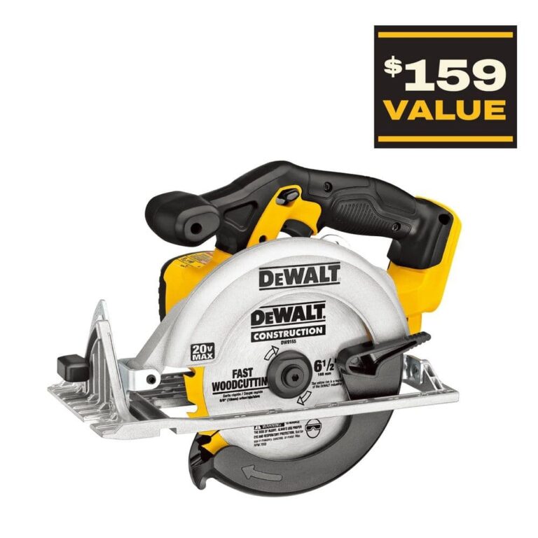 DEWALT 20V MAX Cordless 6 5 In Sidewinder Style Circular Saw Tool Only DCS391B The Home Depot