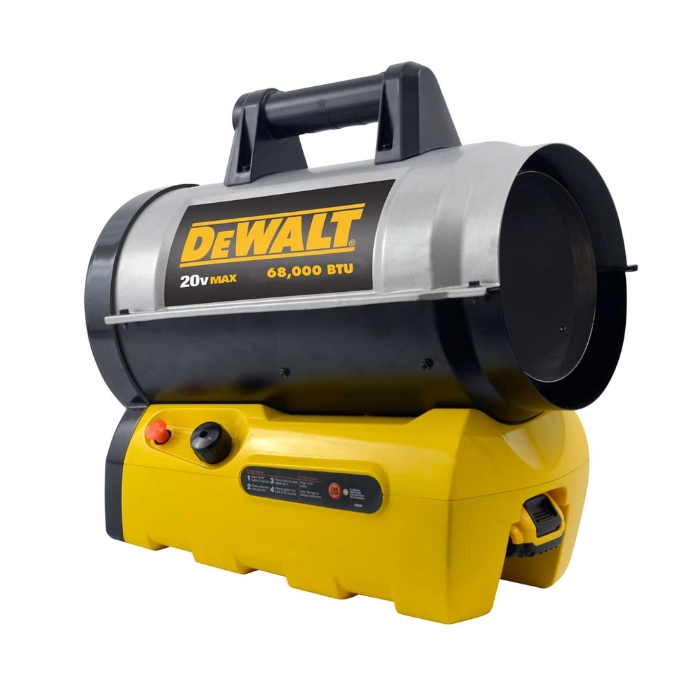 Dewalt 20V MAX Cordless 68 000 BTU Forced Air Propane Heater