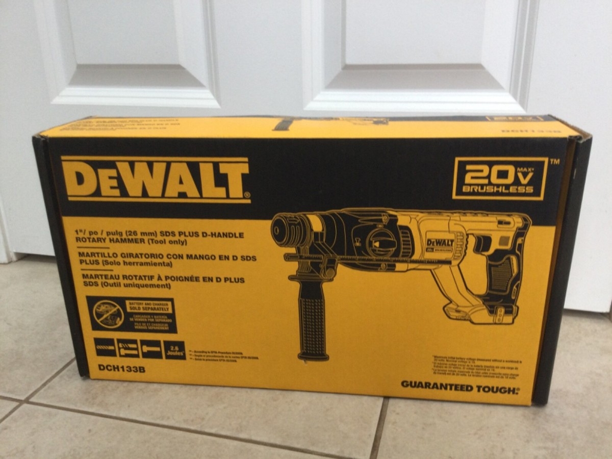 DEWALT 20V MAX Cordless Brushless 1 In SDS Plus Rotary Hammer Drill DCH133B EBay