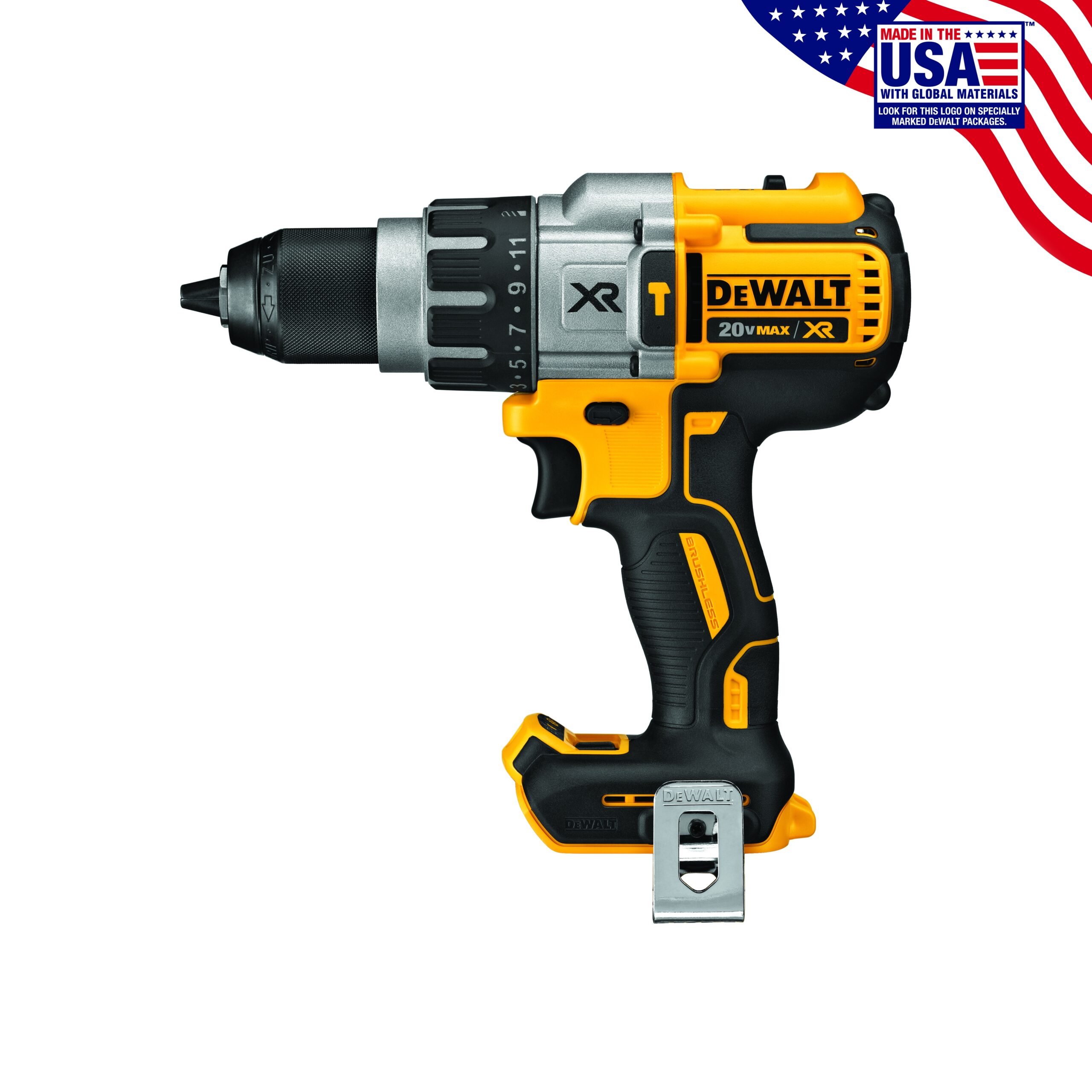DEWALT 20V MAX Cordless Brushless XR 3 Speed Hammerdrill Driver Tool Only 