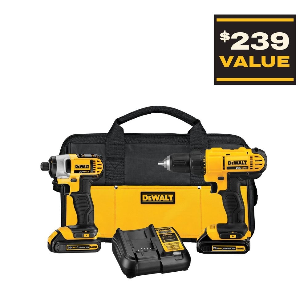 dewalt 20v drill and impact