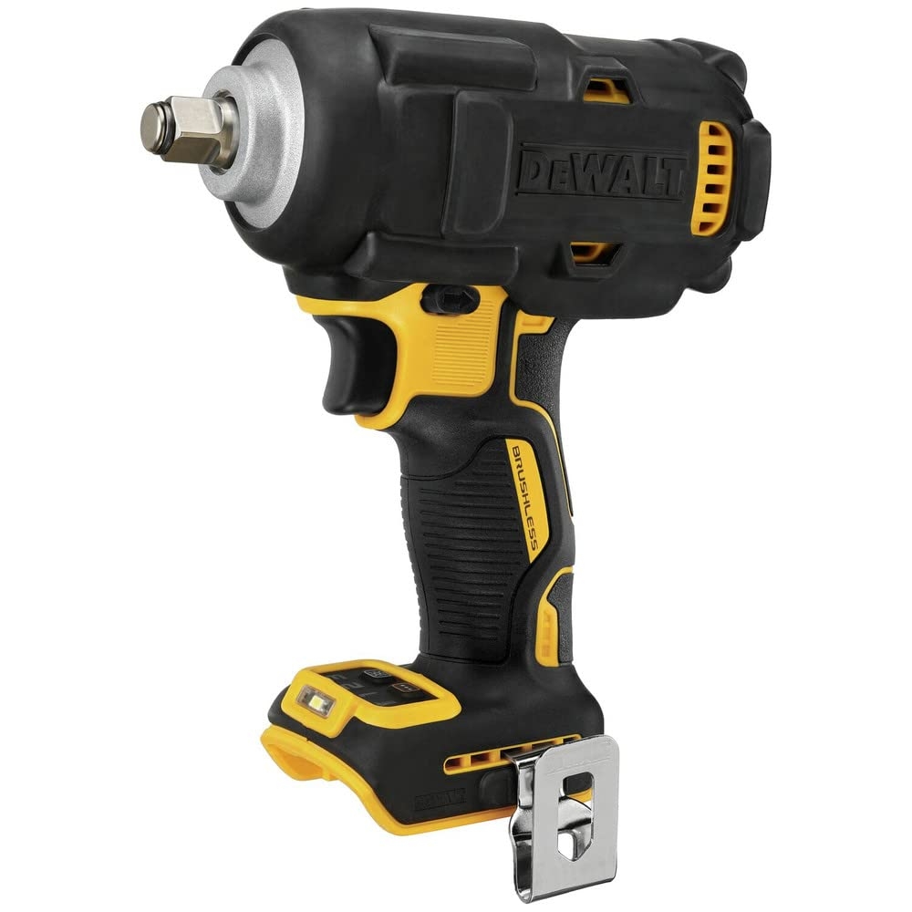 DEWALT 20V MAX Cordless Impact Wrench 1 2 Hog Ring Includes LED Work Light And Belt Clip Bare Tool Only DCF891B Amazon