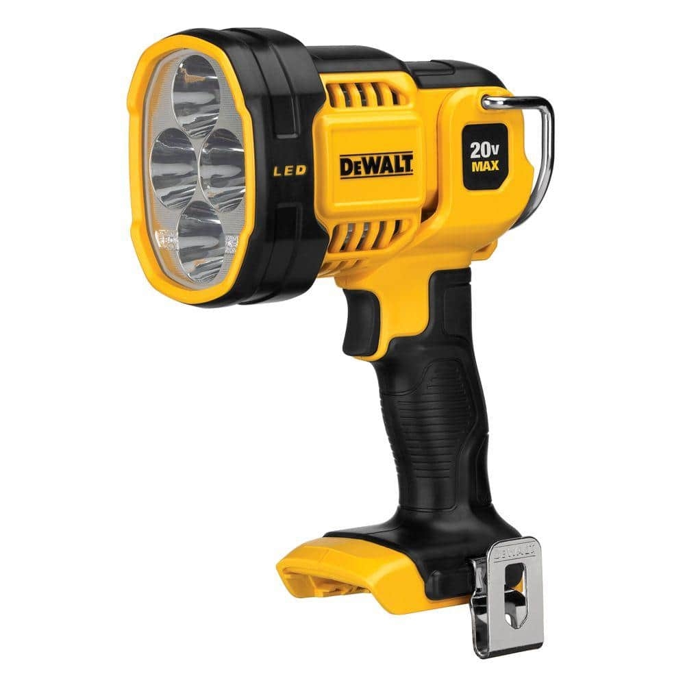 DEWALT 20V MAX Cordless LED Jobsite Spotlight DCL043 The Home Depot