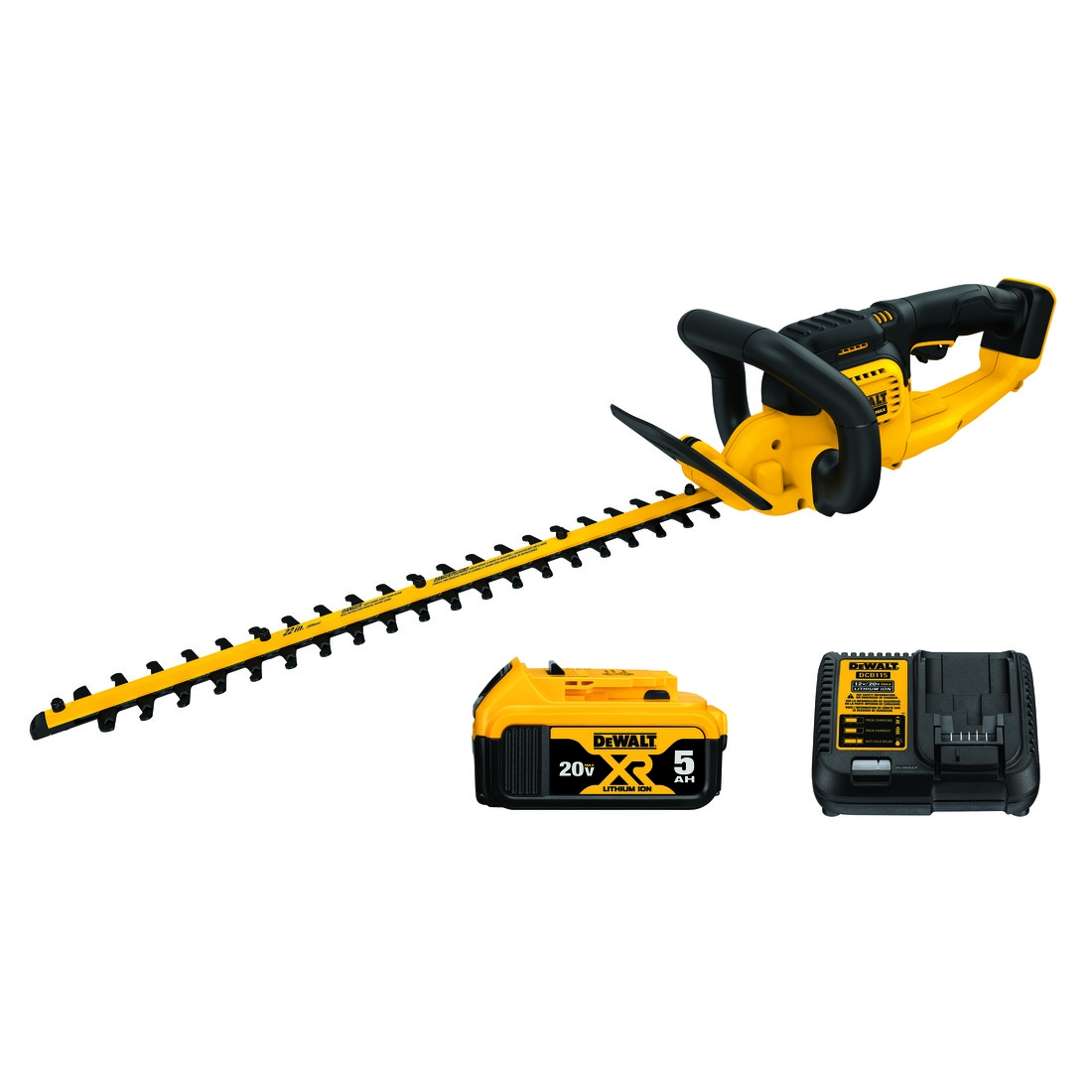 DEWALT 20V MAX Cordless Lithium Ion Hedge Trimmer 5 0 Ah 22 Inch