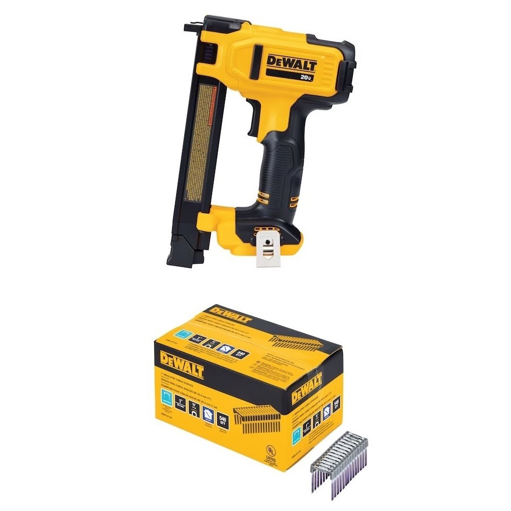 dewalt battery operated staple gun