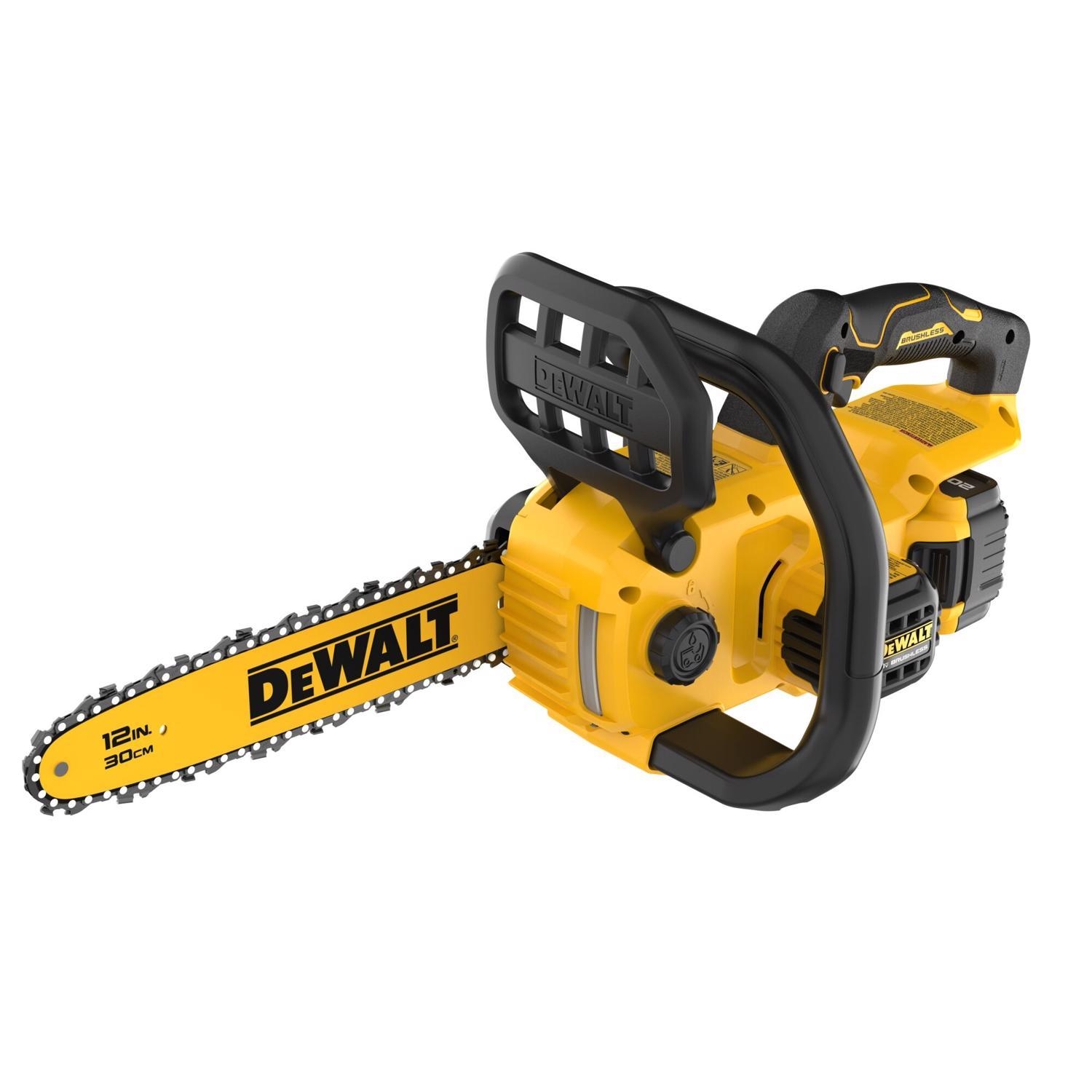 DeWalt 20V MAX DCCS621P1 12 In 20 V Battery Chainsaw Kit Battery U0026 Charger 