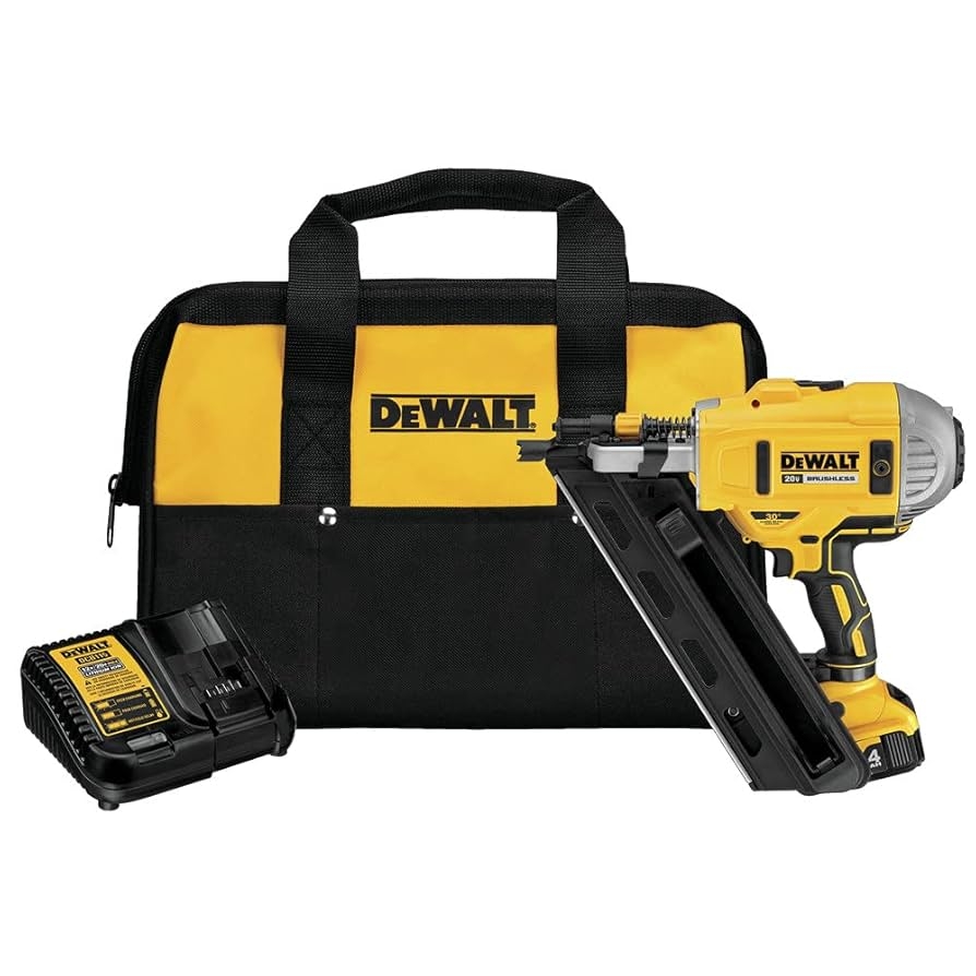 DEWALT 20V MAX Framing Nailer Kit 30 Degree Paper Collated DCN692M1 Amazon