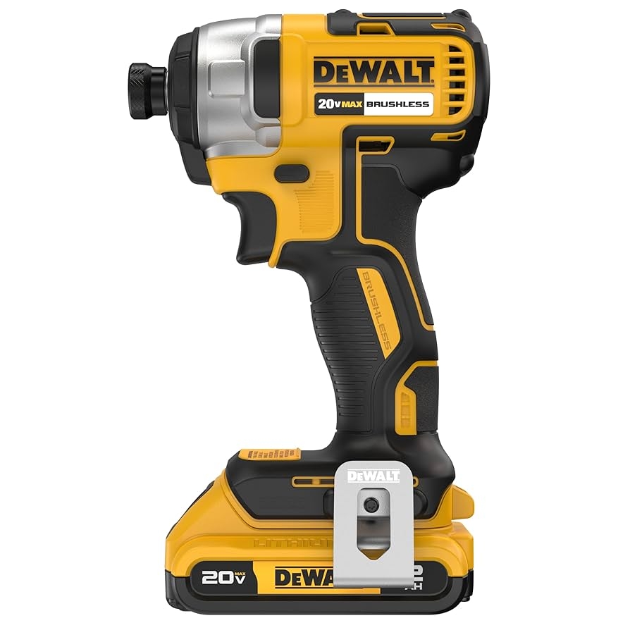 DEWALT 20V MAX Impact Driver 1 4 Inch Battery And Charger Included DCF787D1 Amazon