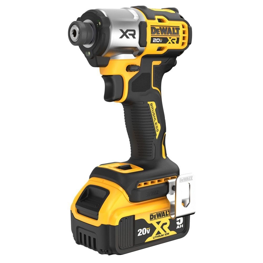 DEWALT 20V MAX Impact Driver Cordless 3 Speed Battery And Charger Included DCF845P1 Amazon