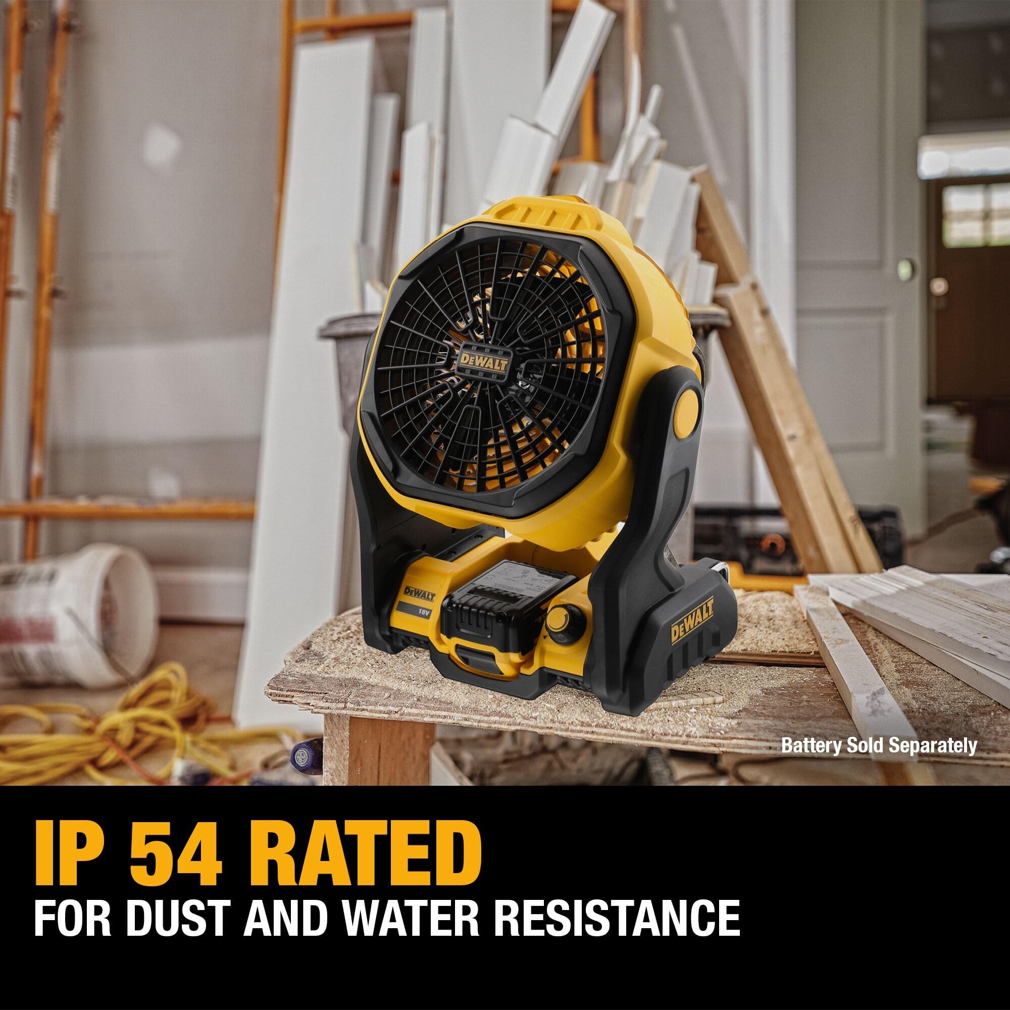 DEWALT 20V MAX Jobsite Fan Cordless Portable Bare Tool Only DCE512B Amazon