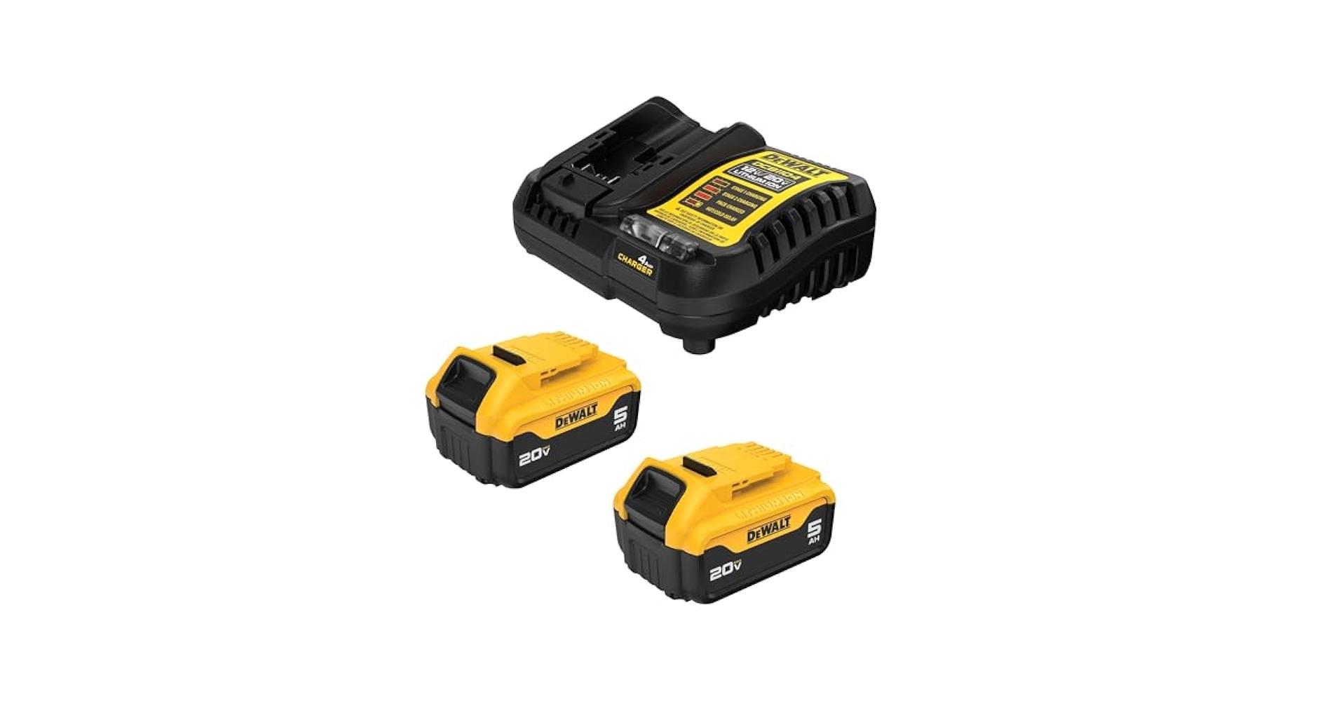 dewalt 20v 5ah battery and charger