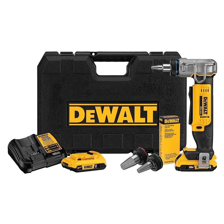 DEWALT 20V MAX PEX Expander Tool Kit 1 Inch DCE400D2 Amazon