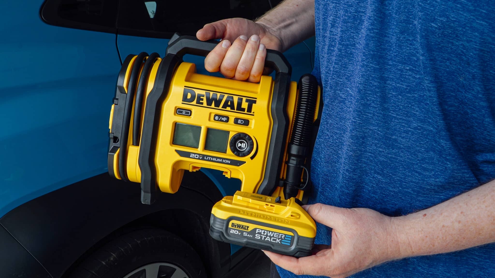 dewalt cordless tire inflator