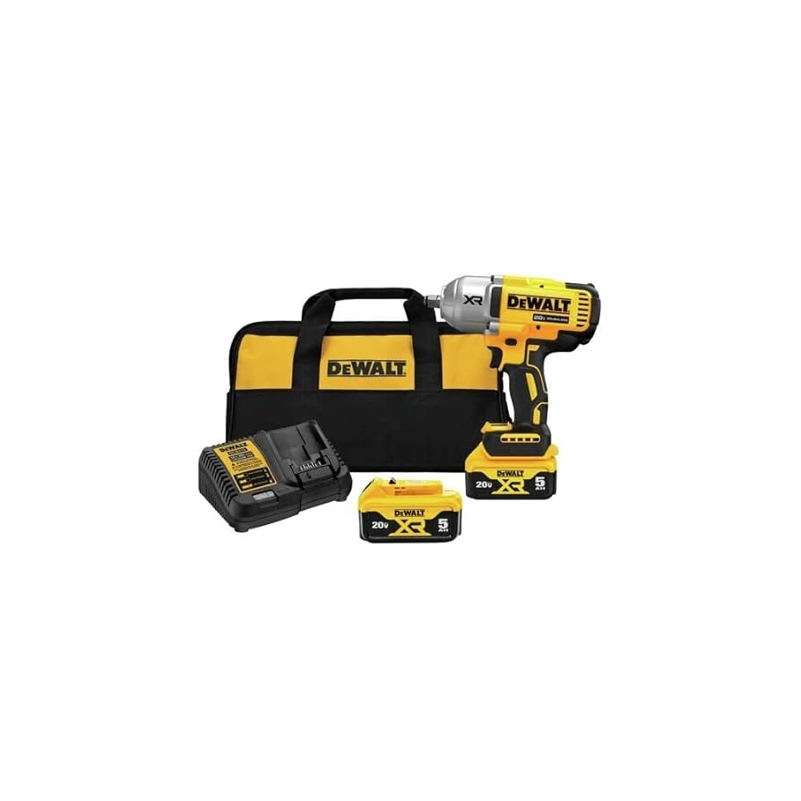 DEWALT 20V MAX XR 1 2 In High Torque Impact Wrench With Hog Ring Anvil Kit DCF900P2 Amazon
