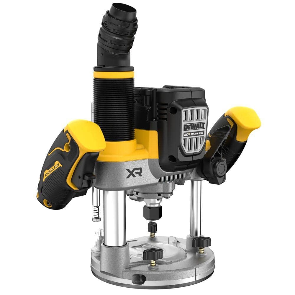 DEWALT 20V MAX XR 2 1 4 Peak HP Brushless Cordless Plunge Router Tool Only DCW620B The Home Depot