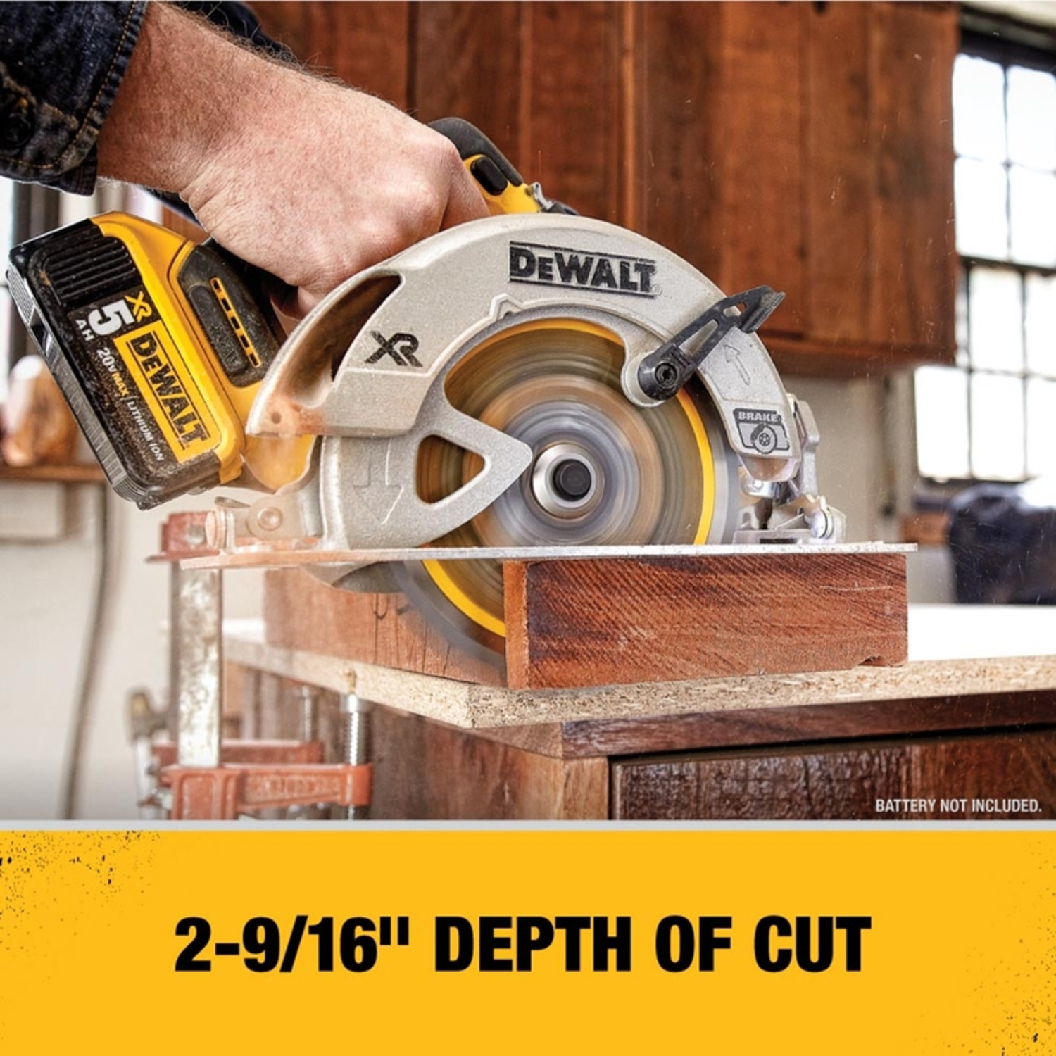 DeWalt 20V MAX XR 20 V 7 1 4 In Cordless Brushless Circular Saw Tool Only Stine Home Yard The Family You Can Build Around 