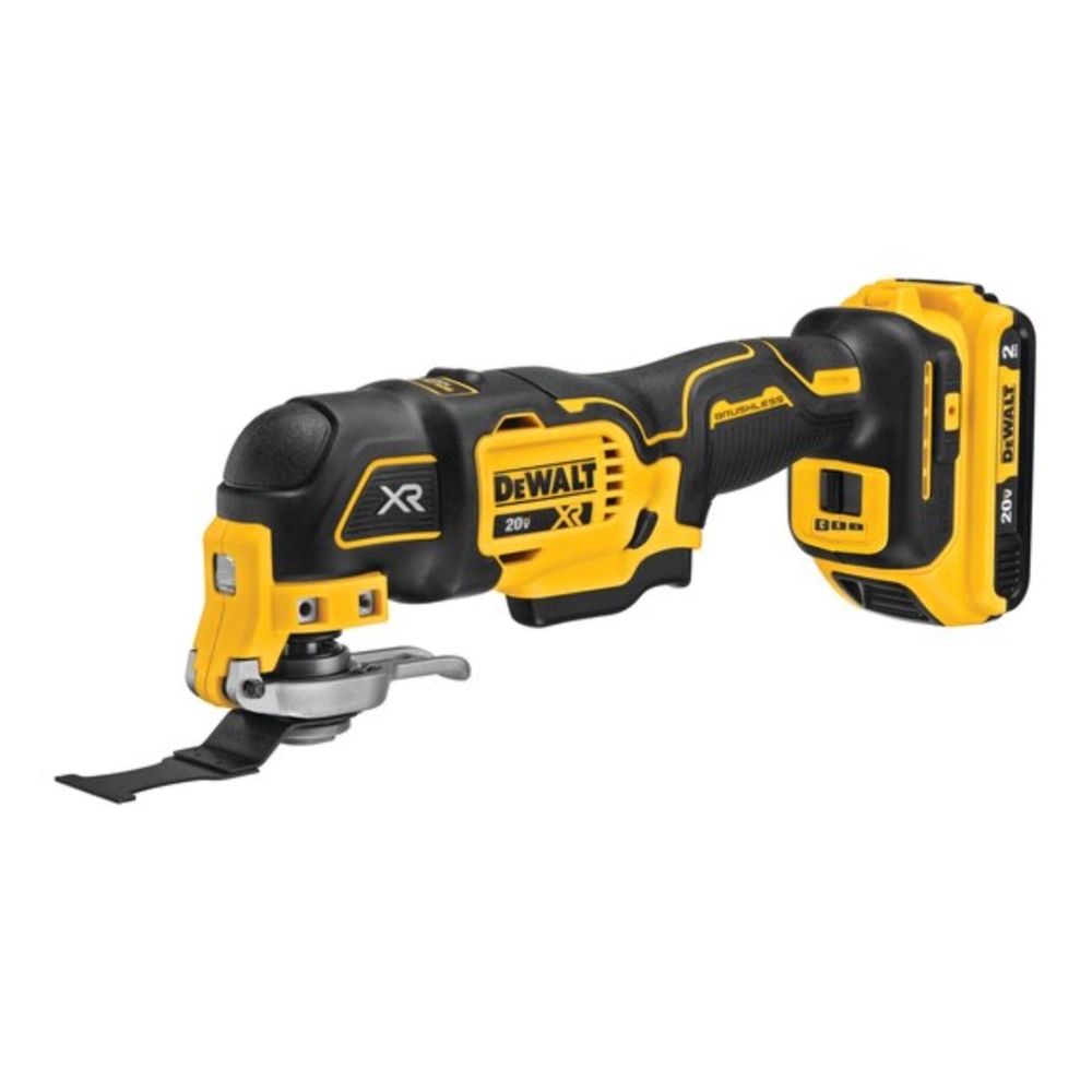DeWALT 20V MAX XR Brushless Cordless 3 Speed Oscillating Multi Tool Kit 2 0 Ah Battery Runnings