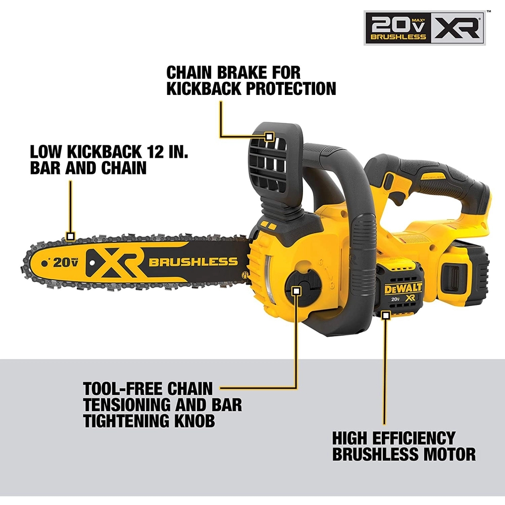 DeWALT 20V MAX XR Chainsaw Kit