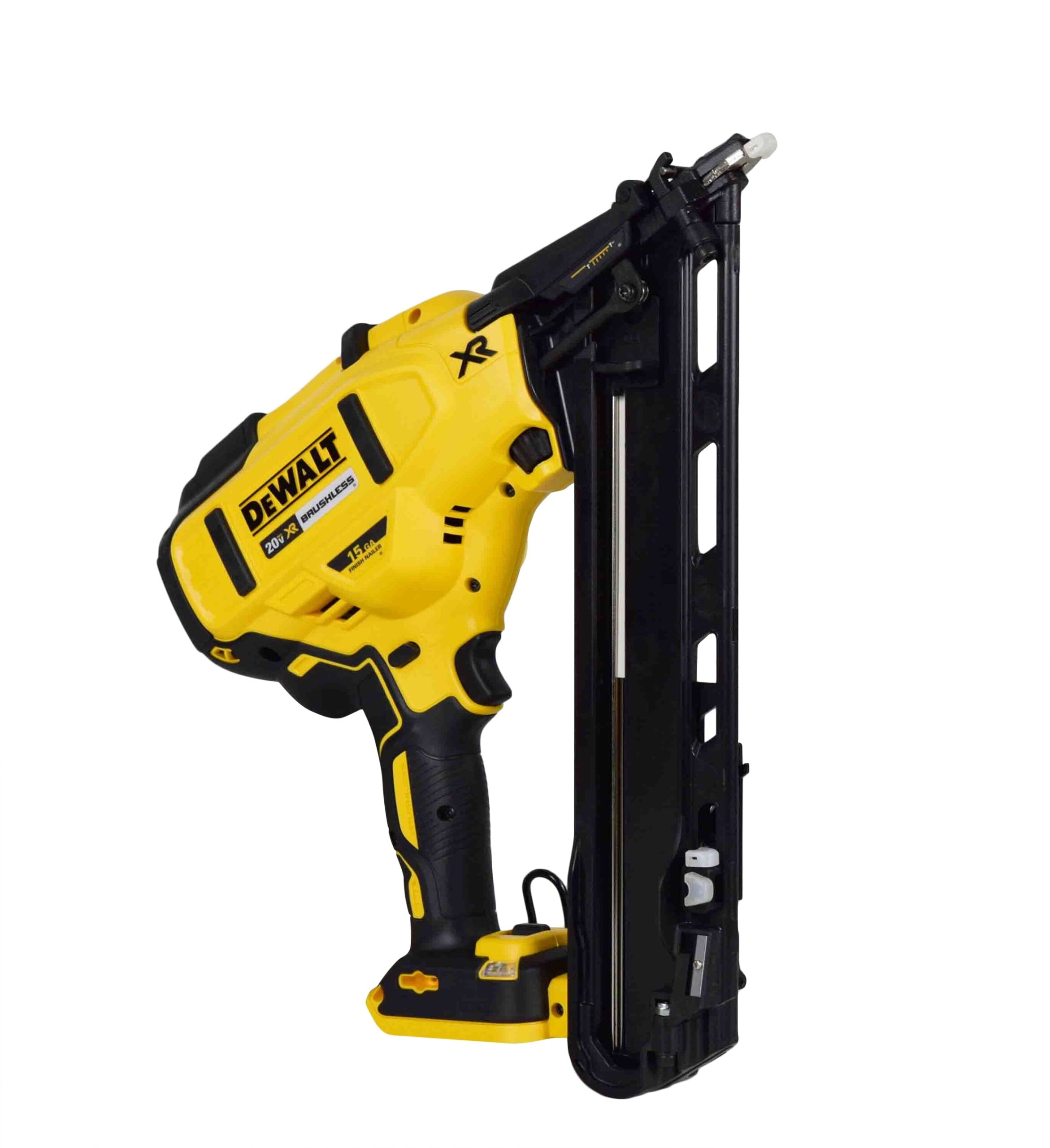 DEWALT 20V Max XR Cordless 15 Gauge Angled Finish Nailer DCN650B Brushless Battery Nail Gun Bare Tool Walmart